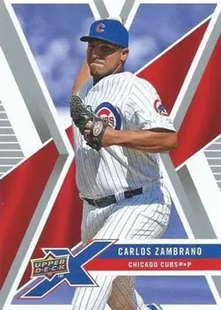 2008 Upper Deck X #17 - Carlos Zambrano - Chicago Cubs