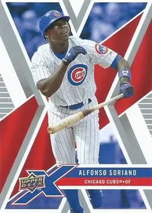2008 Upper Deck X #21 - Alfonso Soriano - Chicago Cubs