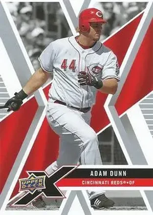 2008 Upper Deck X #29 - Adam Dunn - Cincinnati Reds