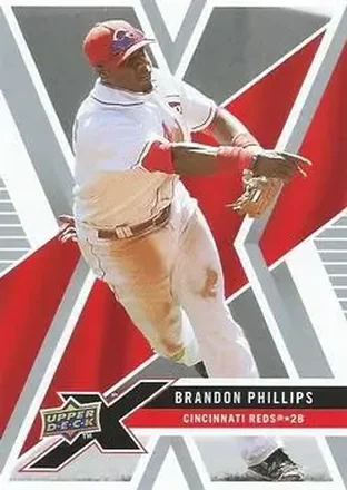 2008 Upper Deck X #30 - Brandon Phillips - Cincinnati Reds