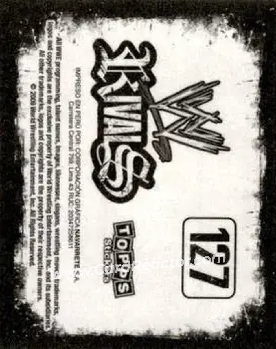 2009 Topps WWE Rivals Spanish #127 - Maria Kanellis - Back