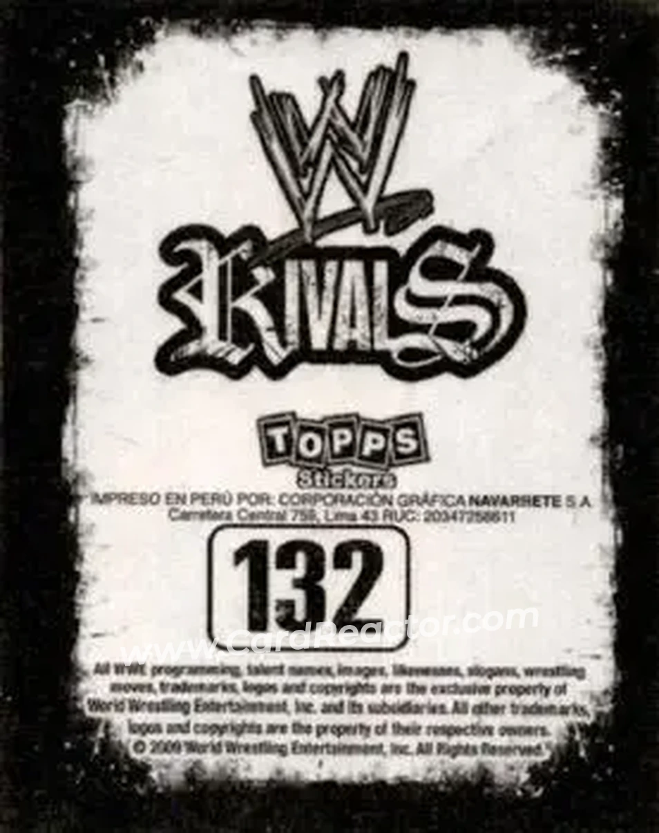 2009 Topps WWE Rivals Spanish #132 - Melina - Back
