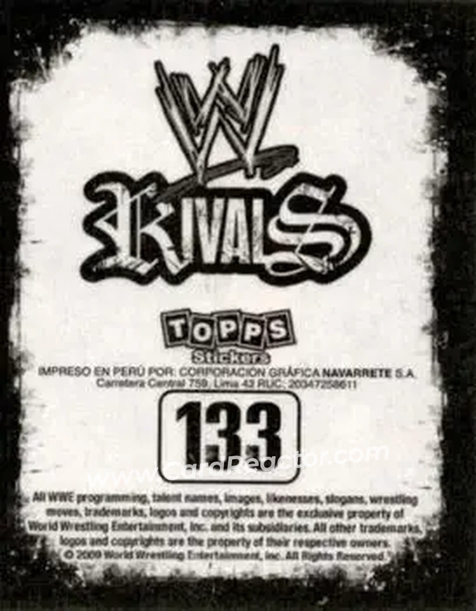 2009 Topps WWE Rivals Spanish #133 - Mickie James - Back 2009 Topps WWE Rivals Spanish #133 - Mickie James - Back