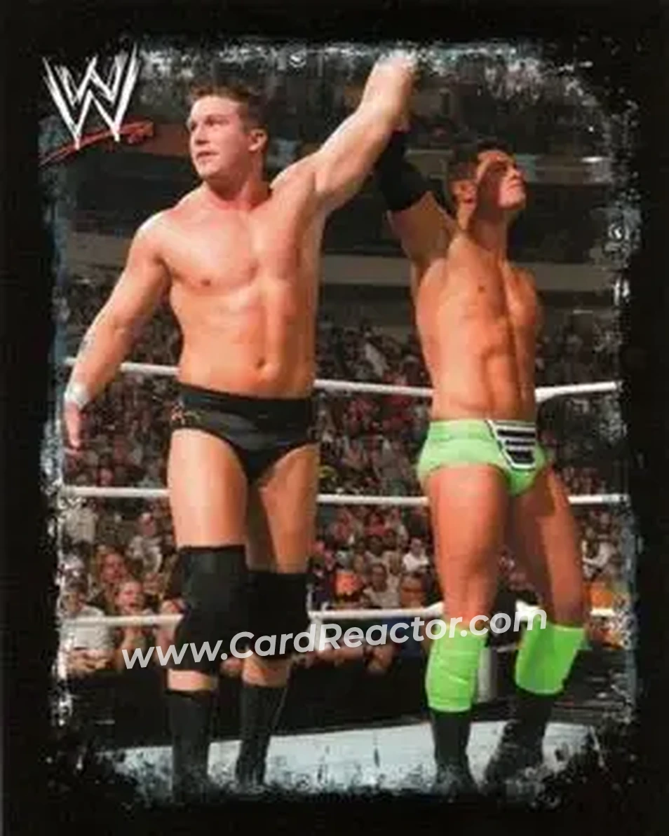 2009 Topps WWE Rivals Spanish #158 - Cody Rhodes & Ted Dibiase - Front