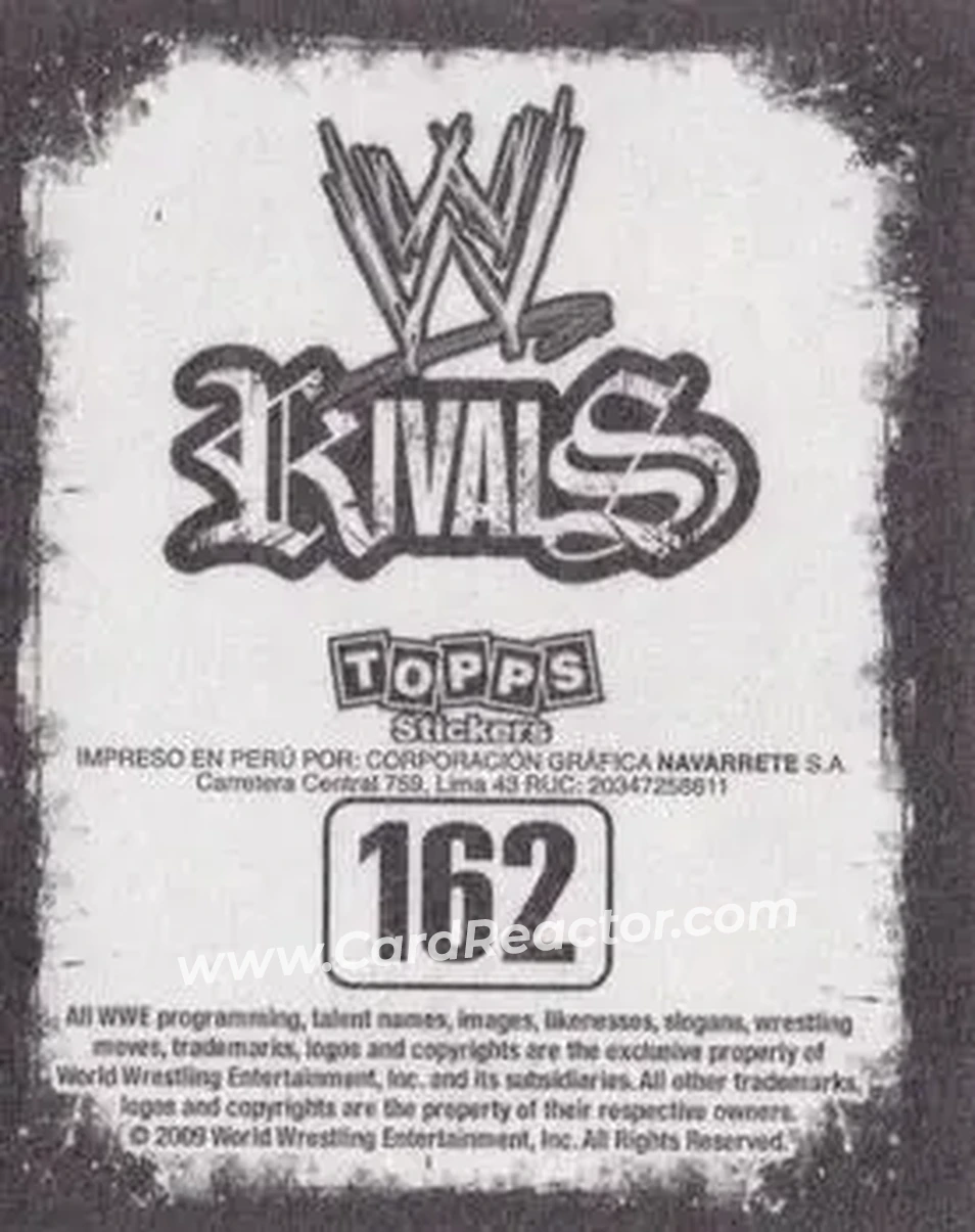 2009 Topps WWE Rivals Spanish #162 - Cryme Tyme - Back