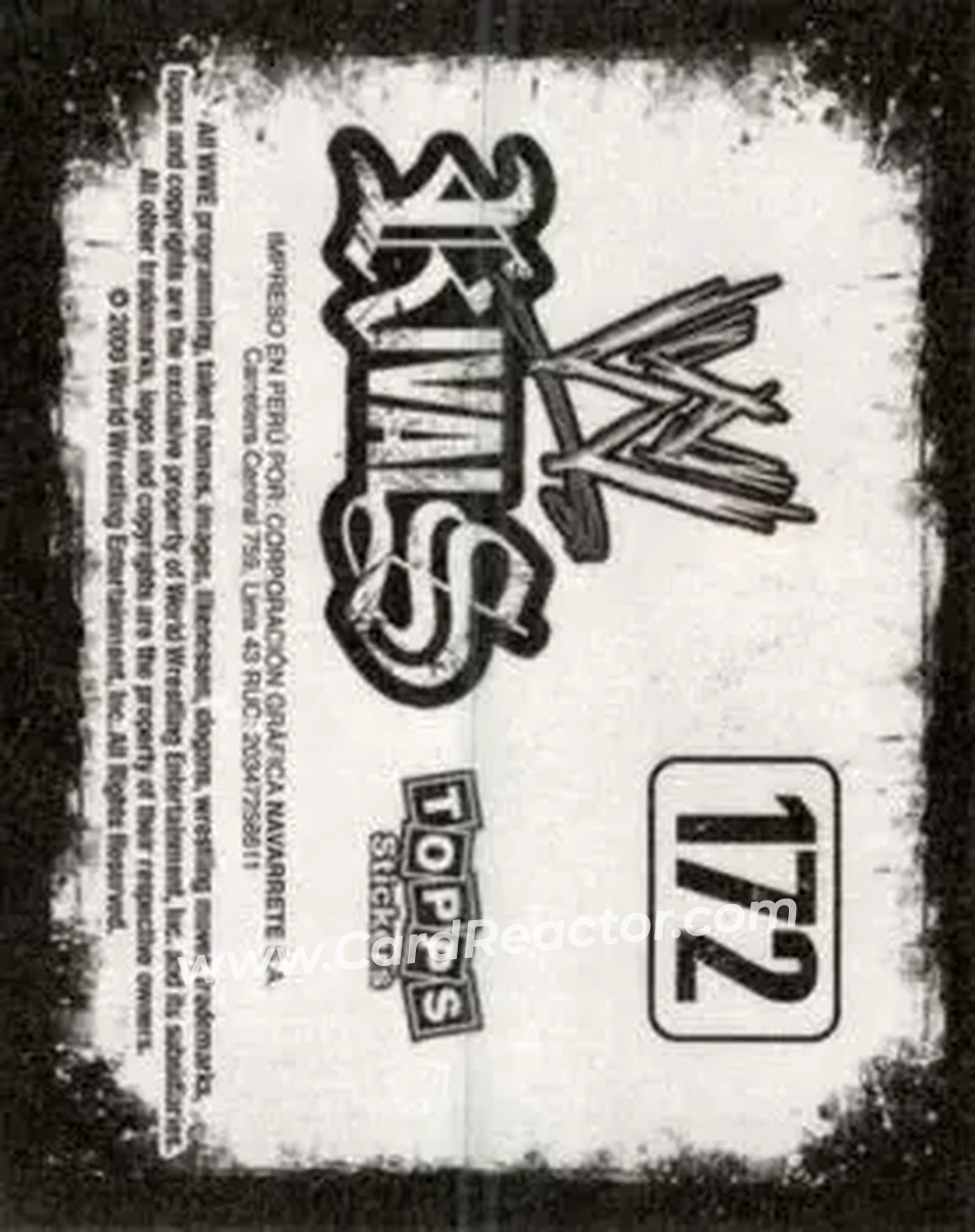 2009 Topps WWE Rivals Spanish #172 - Hunter Hearst Helmsley - Back