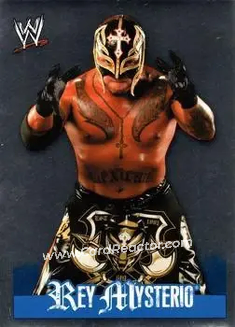 2009 Topps WWE Rivals Spanish #174 - Rey Mysterio - Front