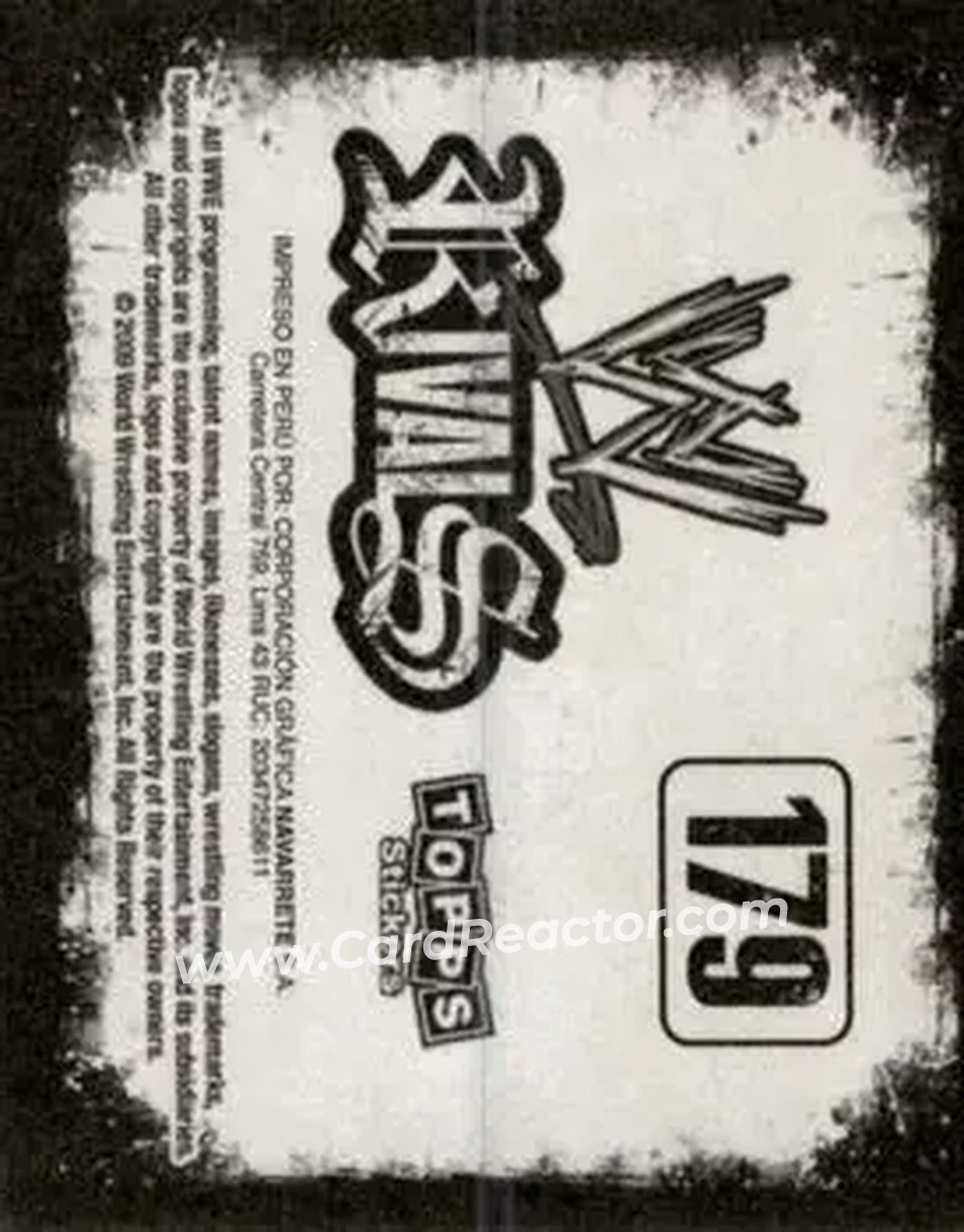 2009 Topps WWE Rivals Spanish #179 - Rey Mysterio - Back