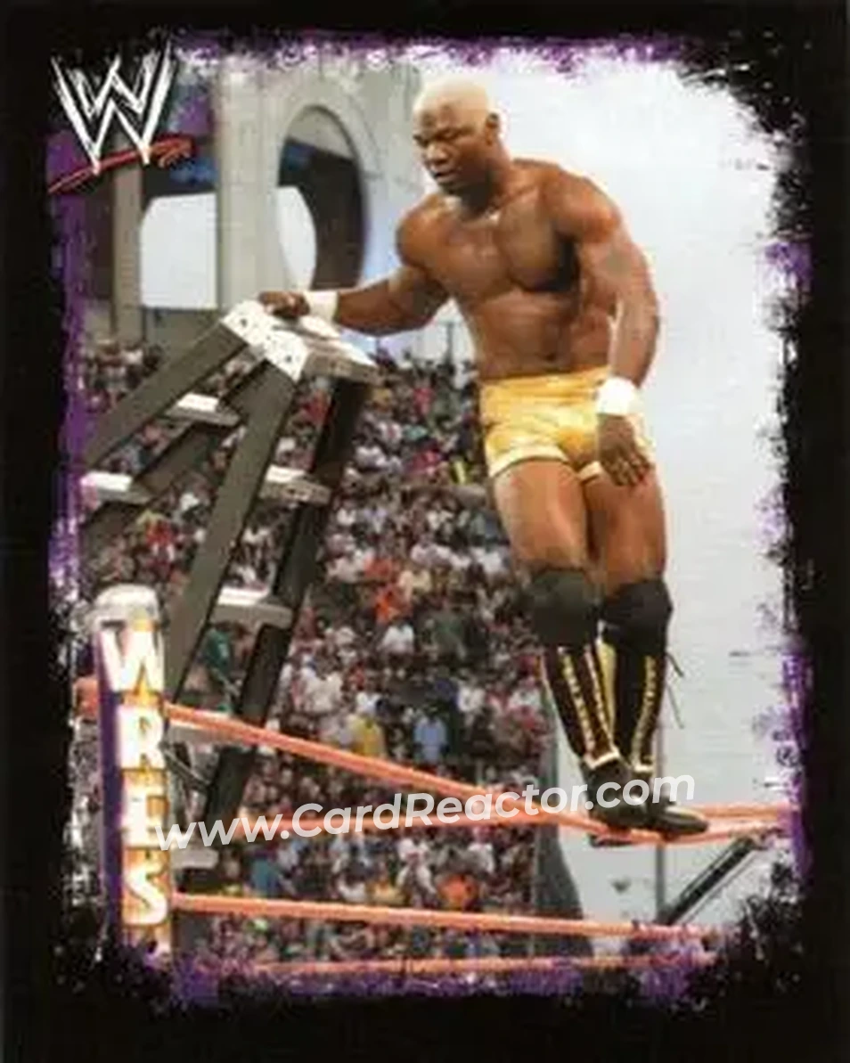 2009 Topps WWE Rivals Spanish #184 - Shelton Benjamin - Front 2009 Topps WWE Rivals Spanish #184 - Shelton Benjamin - Front