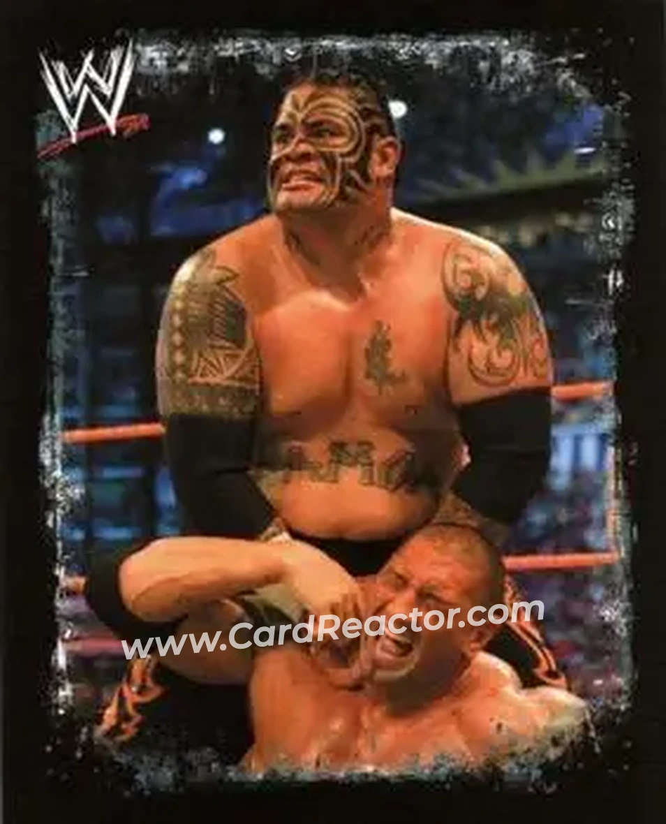 2009 Topps WWE Rivals Spanish #199 - Umaga - Front