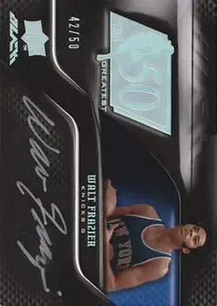 2008-09 UD Black - 50 Greatest Autographs #50AU-WF - Walt Frazier - New York Knicks