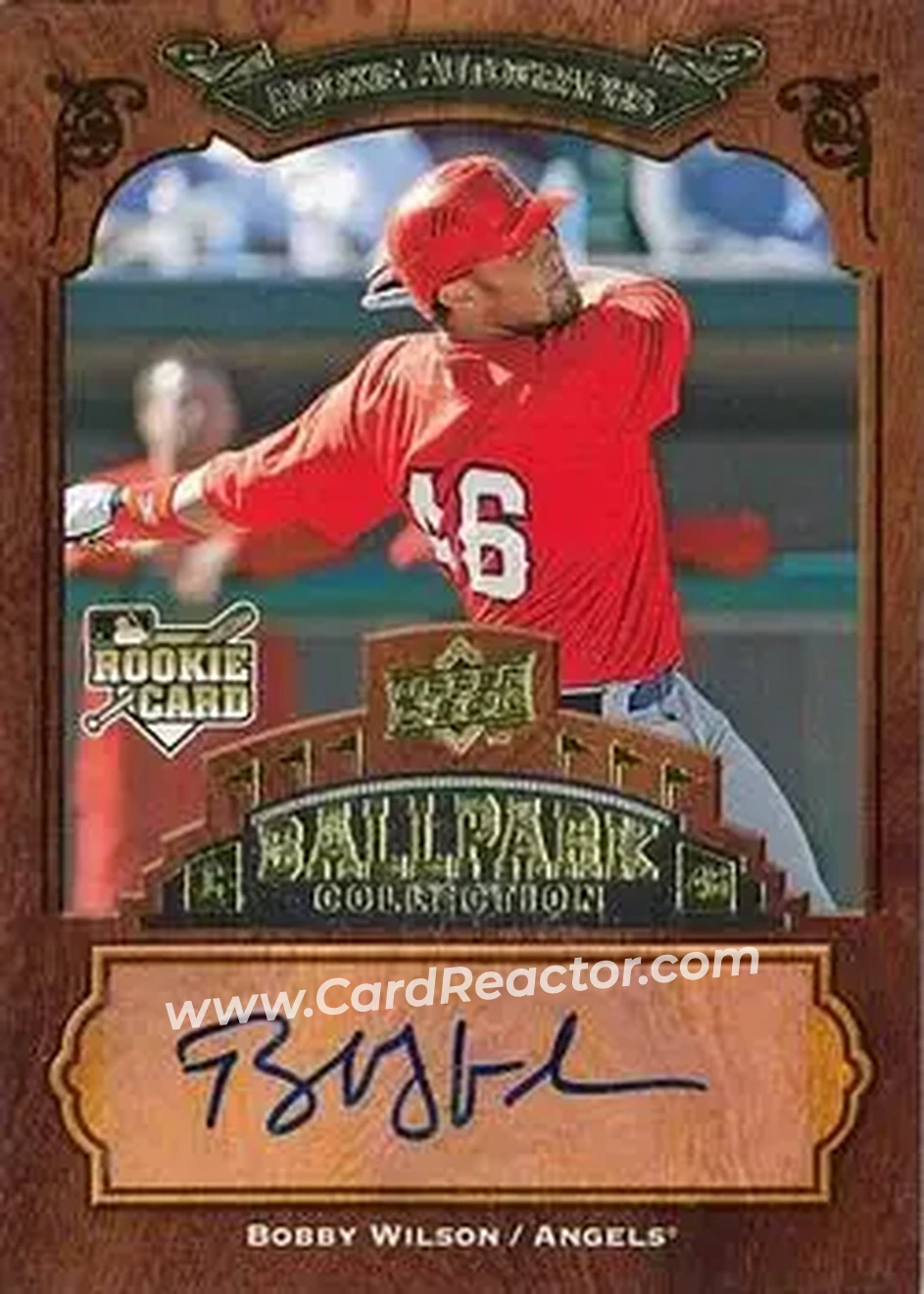 2008 Upper Deck Ballpark Collection #101 - Bobby Wilson - Los Angeles Angels - Front