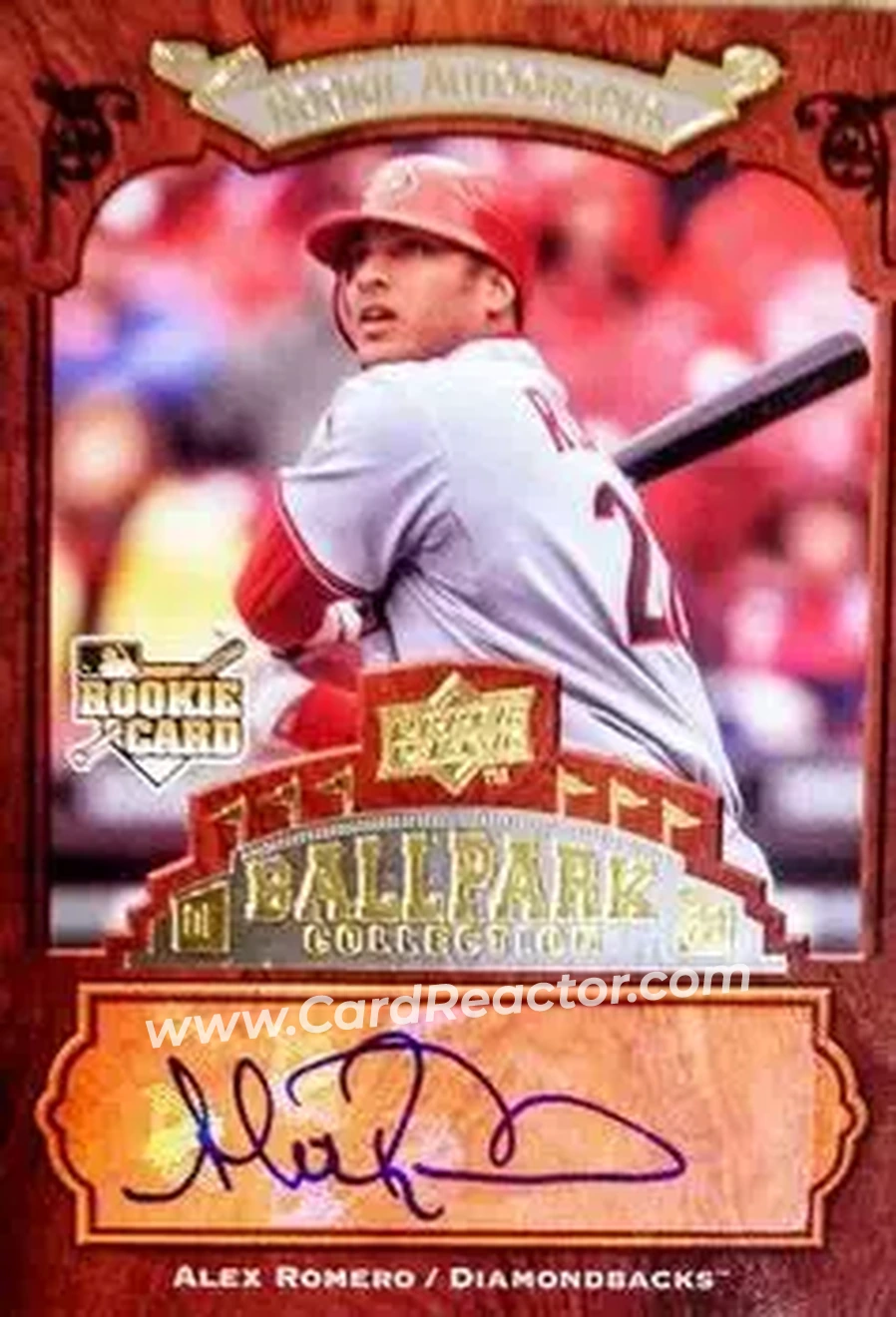 2008 Upper Deck Ballpark Collection #102 - Alex Romero - Arizona Diamondbacks