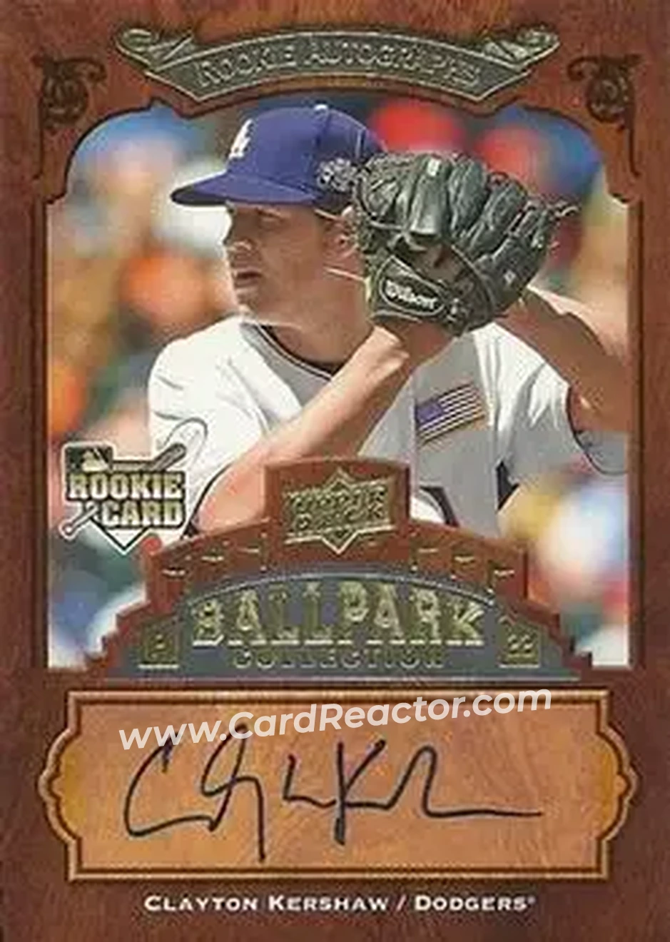 2008 Upper Deck Ballpark Collection #111 - Clayton Kershaw - Los Angeles Dodgers - Front