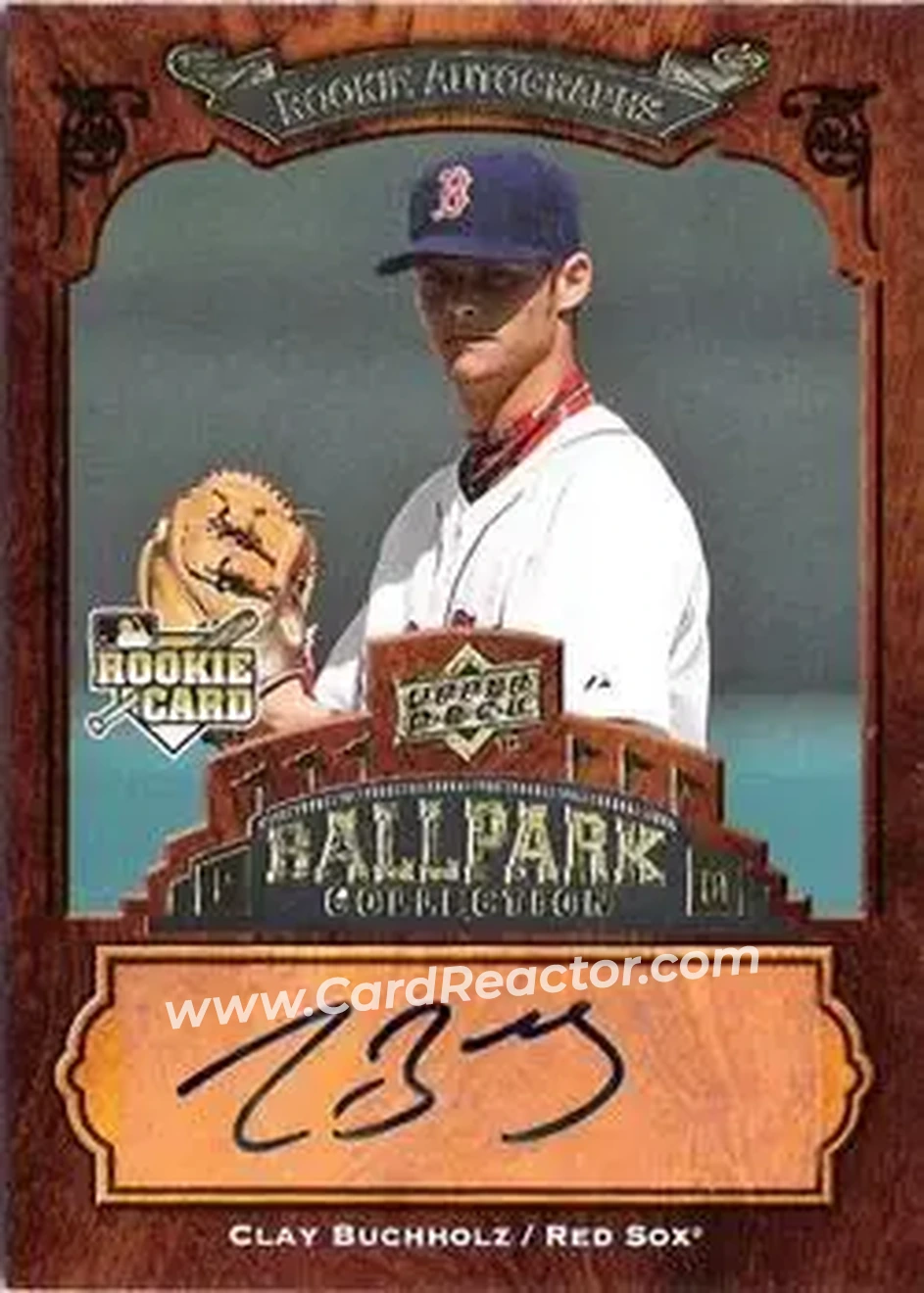 2008 Upper Deck Ballpark Collection #113 - Clay Buchholz - Boston Red Sox - Front 2008 Upper Deck Ballpark Collection #113 - Clay Buchholz - Boston Red Sox - Front