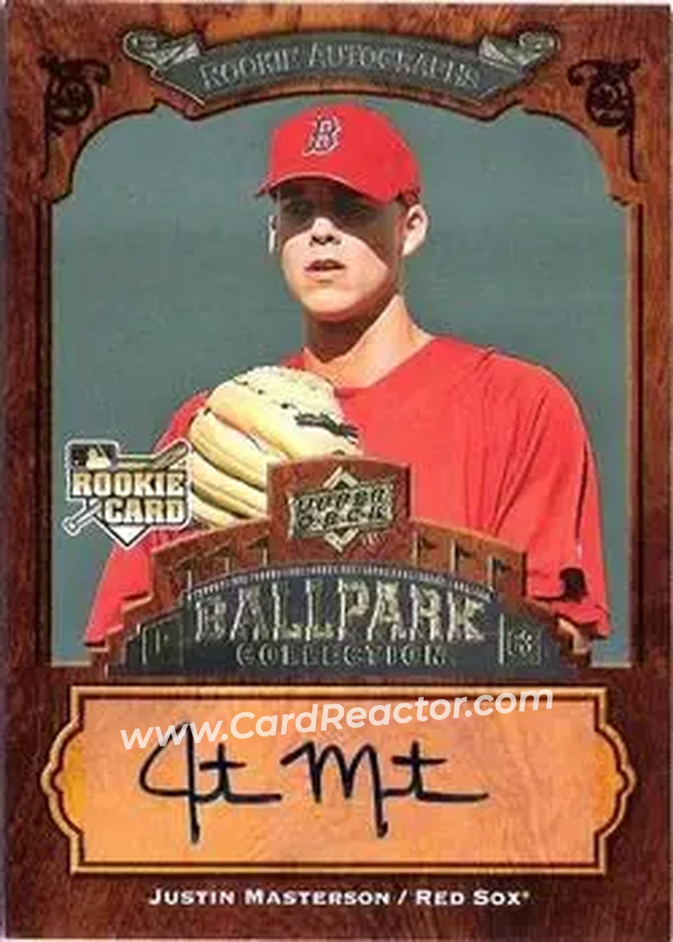 2008 Upper Deck Ballpark Collection #138 - Justin Masterson - Boston Red Sox - Front 2008 Upper Deck Ballpark Collection #138 - Justin Masterson - Boston Red Sox - Front