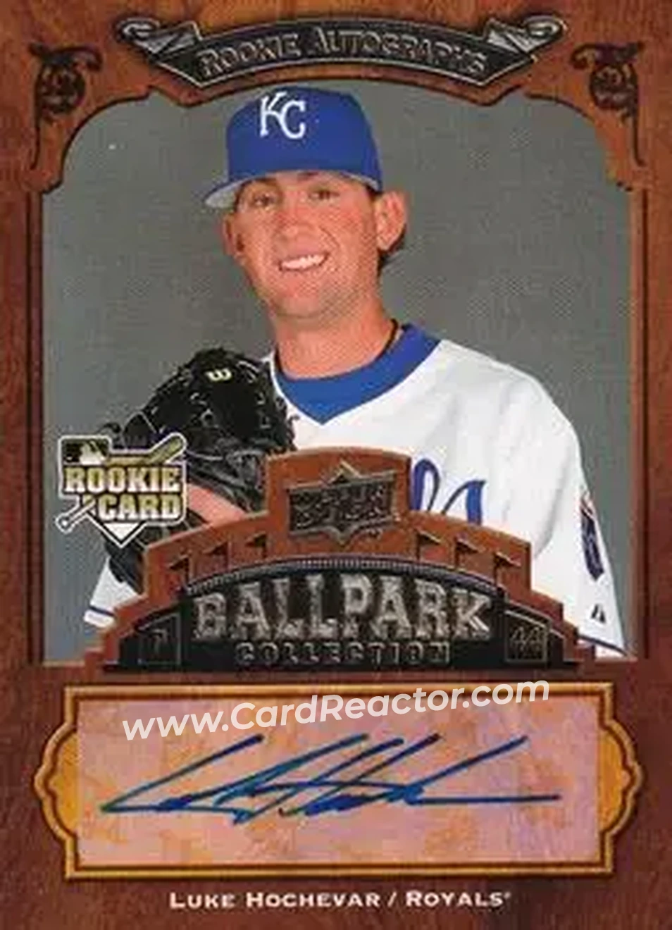 2008 Upper Deck Ballpark Collection #139 - Luke Hochevar - Kansas City Royals - Front
