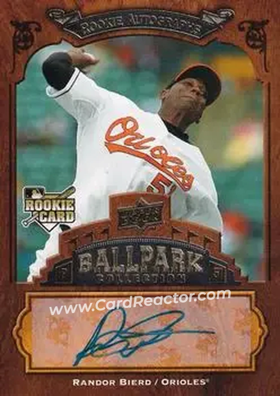 2008 Upper Deck Ballpark Collection #147 - Randor Bierd - Baltimore Orioles - Front