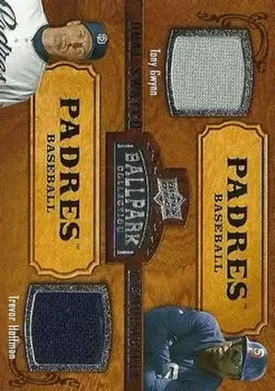 2008 Upper Deck Ballpark Collection #162 - Tony Gwynn, Trevor Hoffman - San Diego Padres