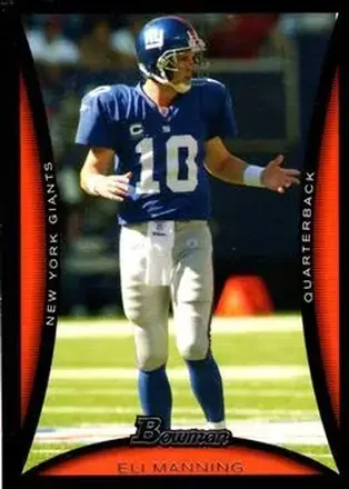 2008 Bowman #6 - Eli Manning - New York Giants