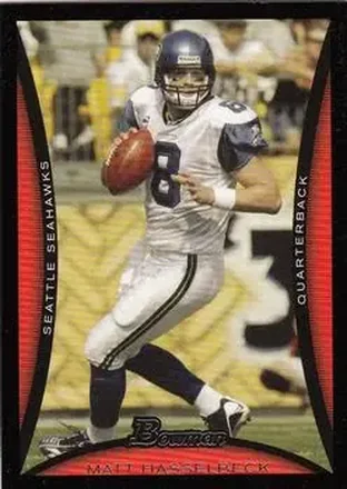 2008 Bowman #9 - Matt Hasselbeck - Seattle Seahawks