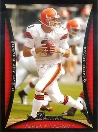 2008 Bowman #12 - Derek Anderson - Cleveland Browns