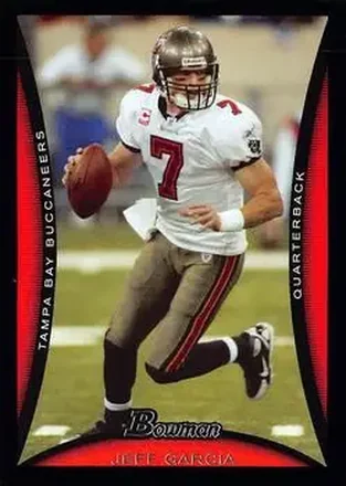 2008 Bowman #18 - Jeff Garcia - Tampa Bay Buccaneers