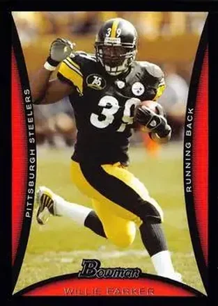 2008 Bowman #27 - Willie Parker - Pittsburgh Steelers