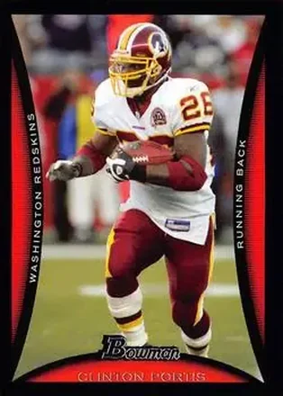 2008 Bowman #28 - Clinton Portis - Washington Redskins