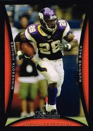 2008 Bowman #29 - Adrian Peterson - Minnesota Vikings