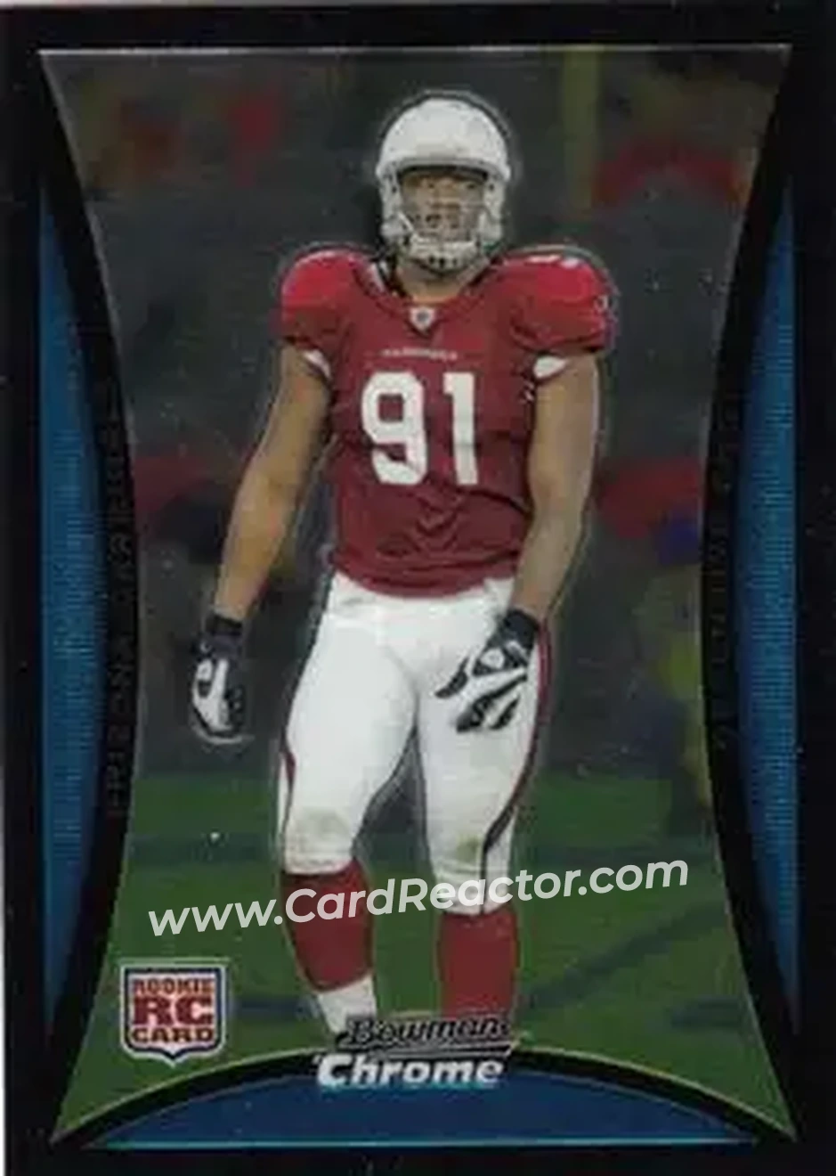2008 Bowman Chrome #BC25 - Kenny Iwebema - Arizona Cardinals - Front