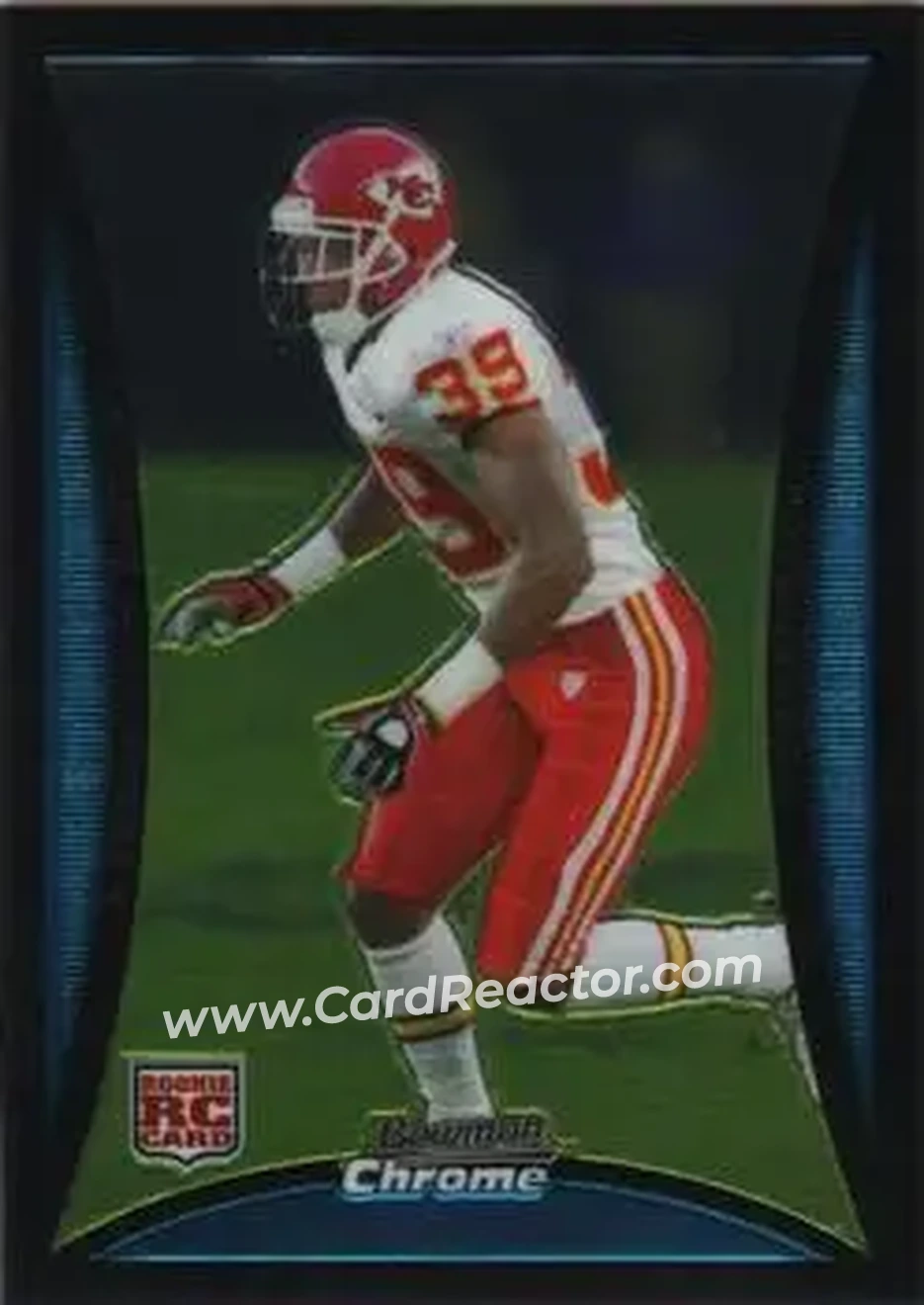 2008 Bowman Chrome #BC40 - Brandon Carr - Kansas City Chiefs - Front