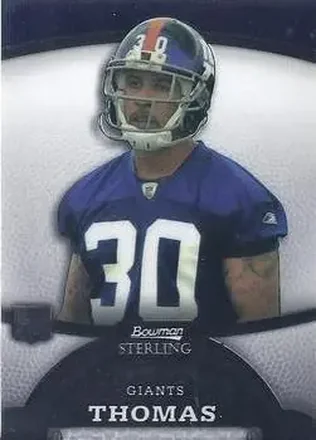 2008 Bowman Sterling #7 - Terrell Thomas - New York Giants