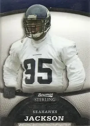 2008 Bowman Sterling #12 - Lawrence Jackson - Seattle Seahawks