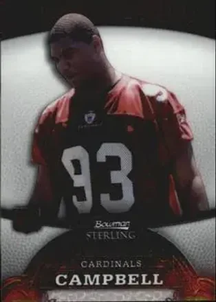 2008 Bowman Sterling #14 - Calais Campbell - Arizona Cardinals