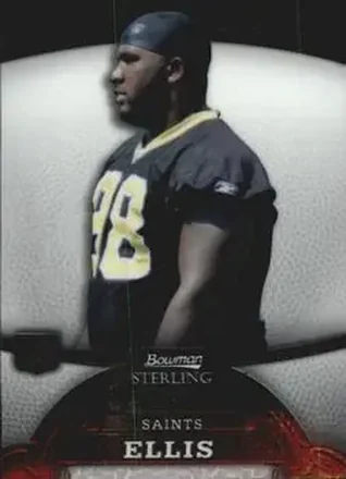 2008 Bowman Sterling #21 - Sedrick Ellis - New Orleans Saints