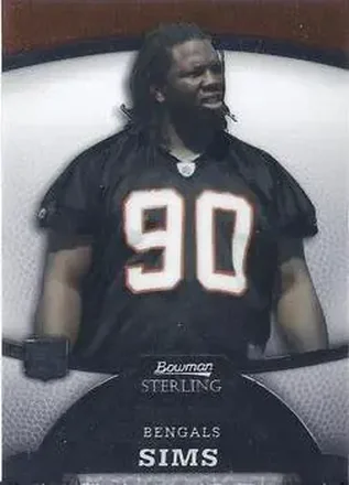 2008 Bowman Sterling #24 - Pat Sims - Cincinnati Bengals