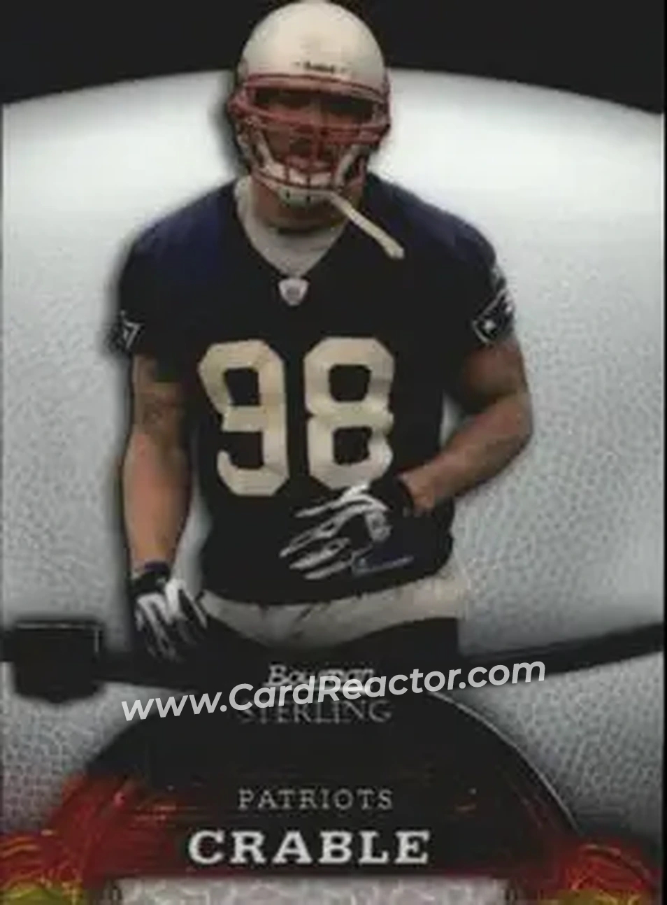 2008 Bowman Sterling #32 - Shawn Crable - New England Patriots - Front