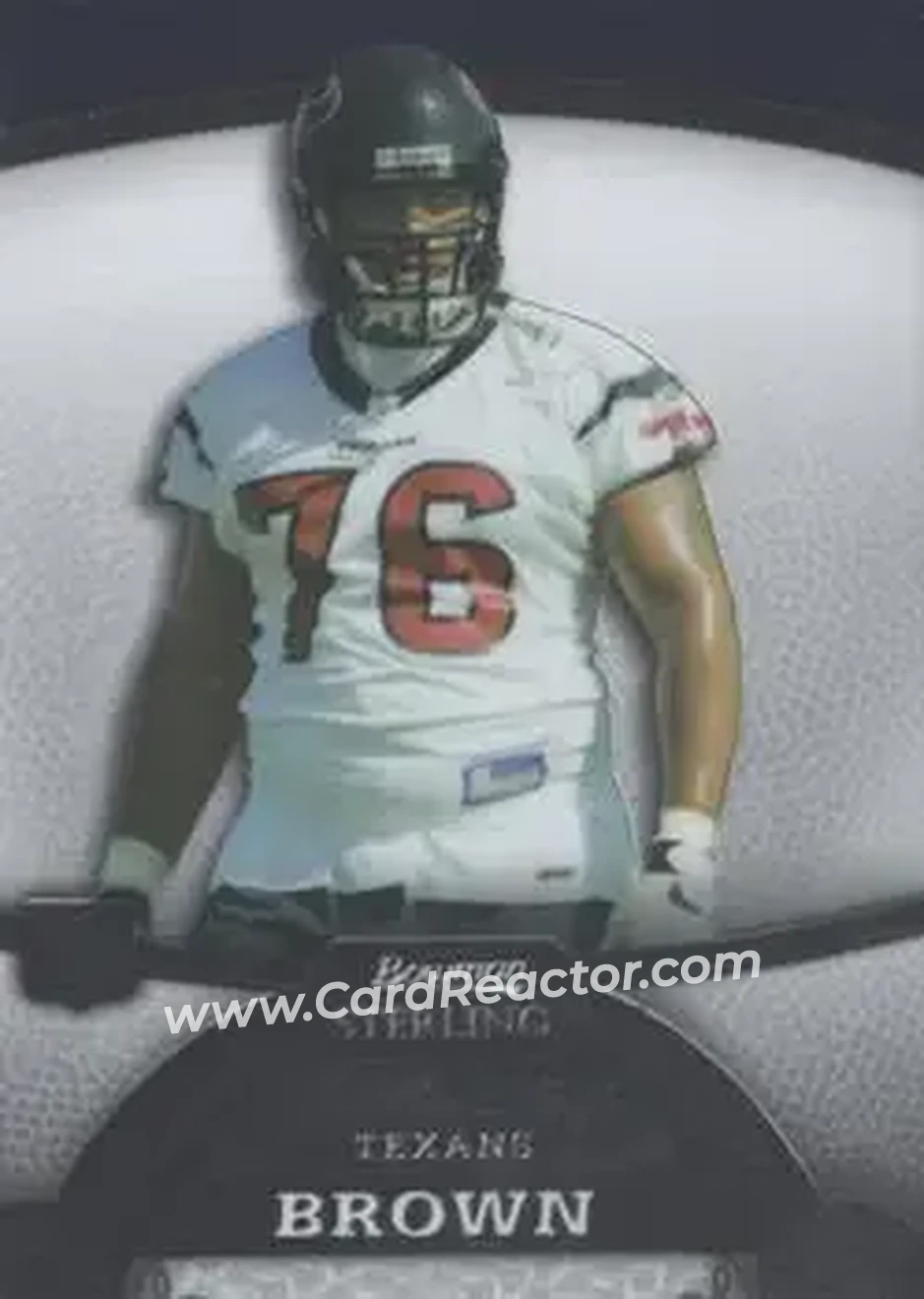 2008 Bowman Sterling #39 - Duane Brown - Houston Texans - Front