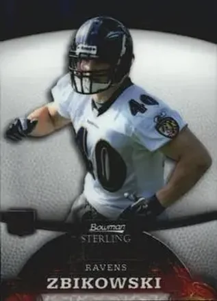 2008 Bowman Sterling #41 - Tom Zbikowski - Baltimore Ravens