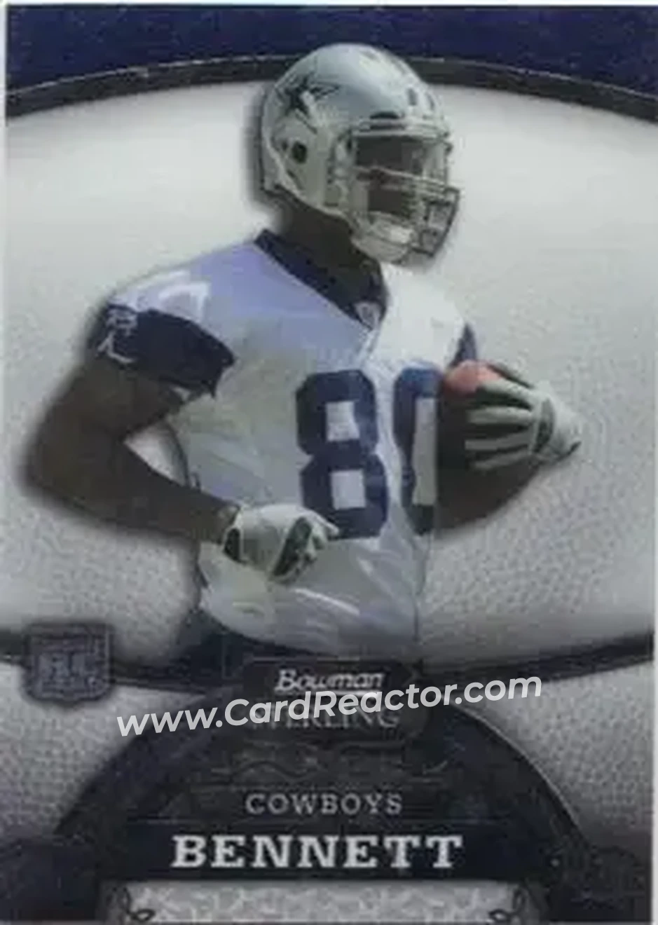 2008 Bowman Sterling #43 - Martellus Bennett - Dallas Cowboys - Front 2008 Bowman Sterling #43 - Martellus Bennett - Dallas Cowboys - Front