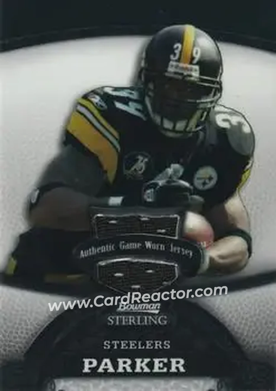 2008 Bowman Sterling #60 - Willie Parker - Pittsburgh Steelers - Front