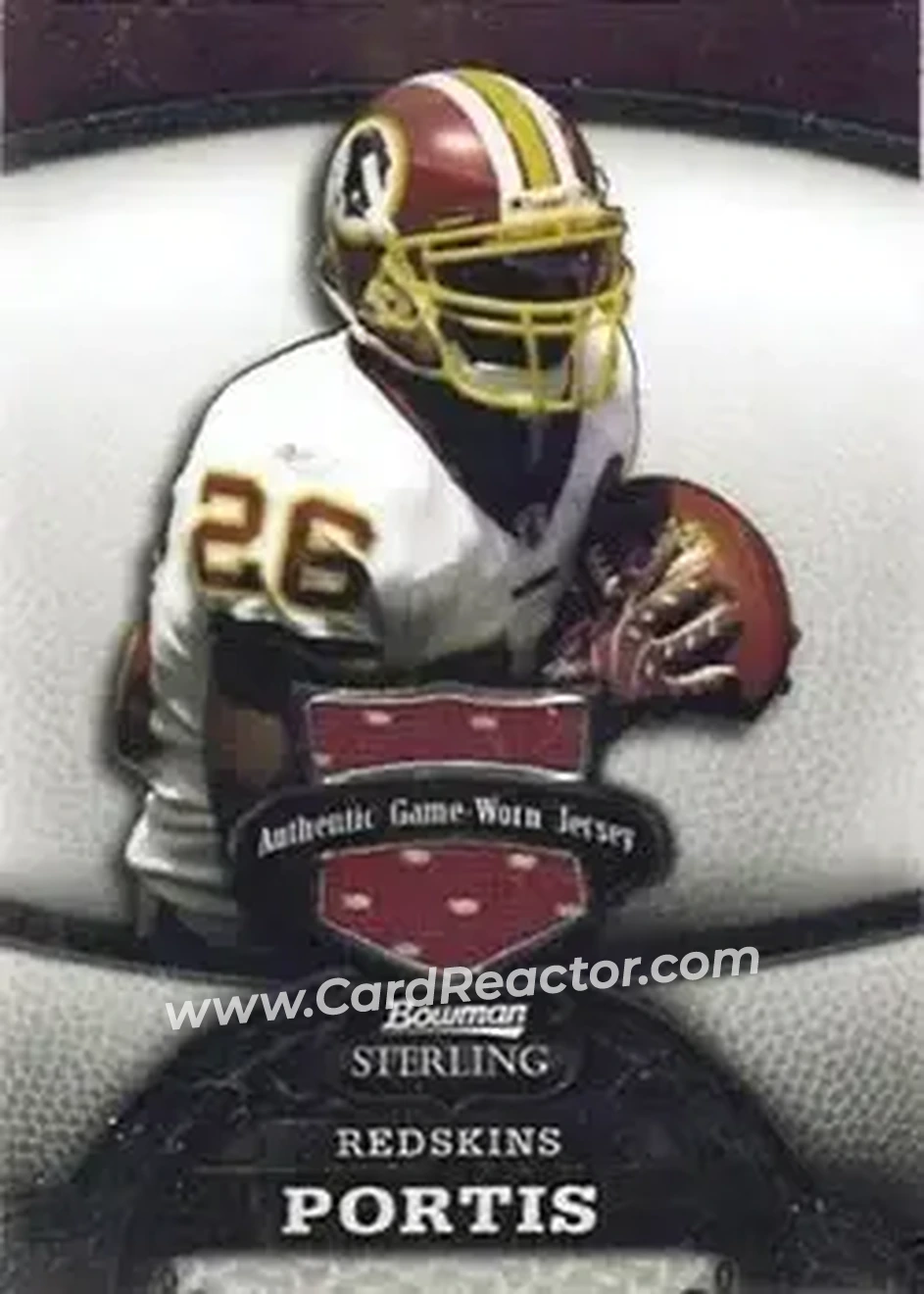 2008 Bowman Sterling #61 - Clinton Portis - Washington Redskins - Front