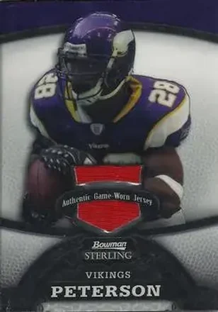 2008 Bowman Sterling #62 - Adrian Peterson - Minnesota Vikings