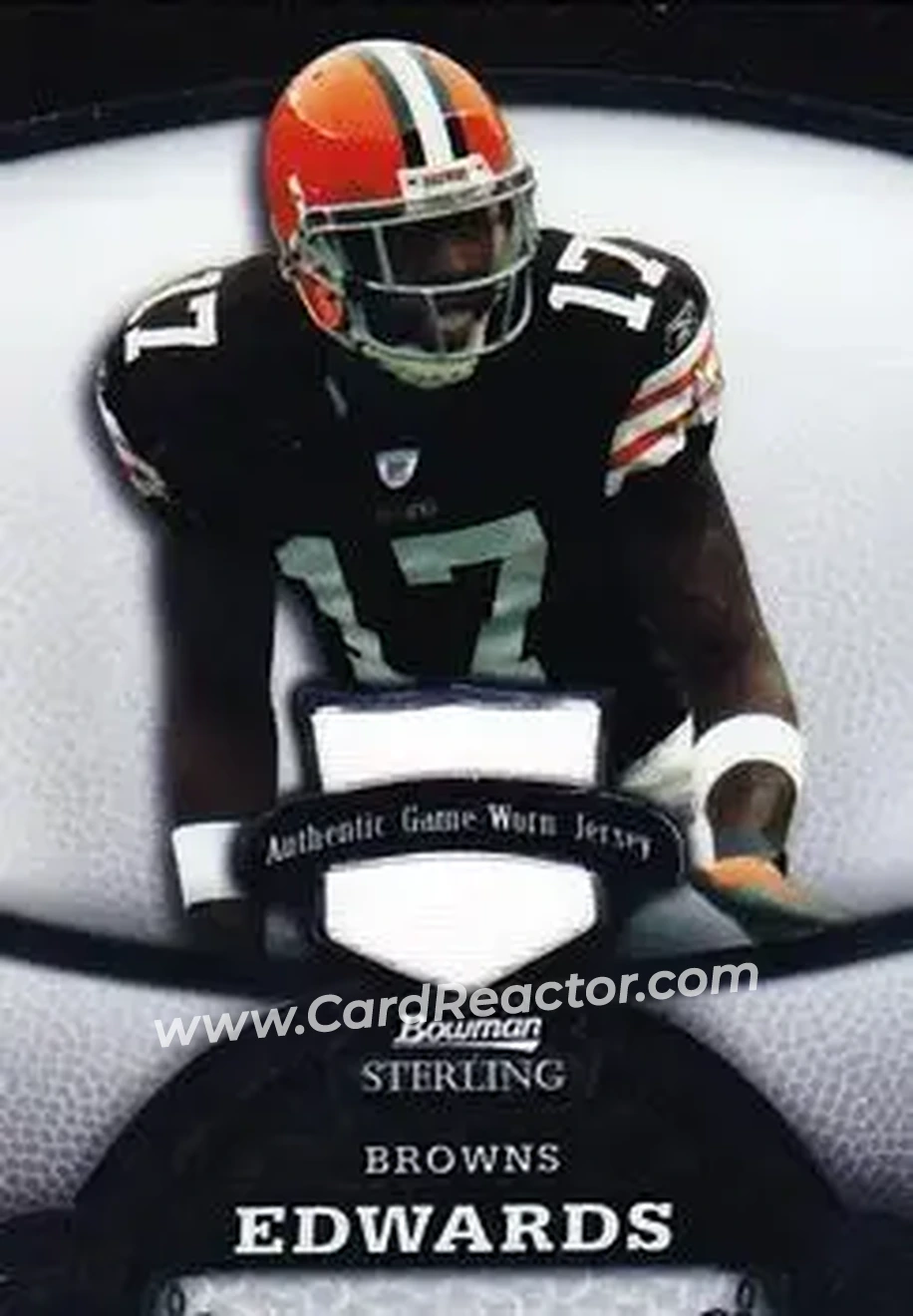 2008 Bowman Sterling #79 - Braylon Edwards - Cleveland Browns - Front