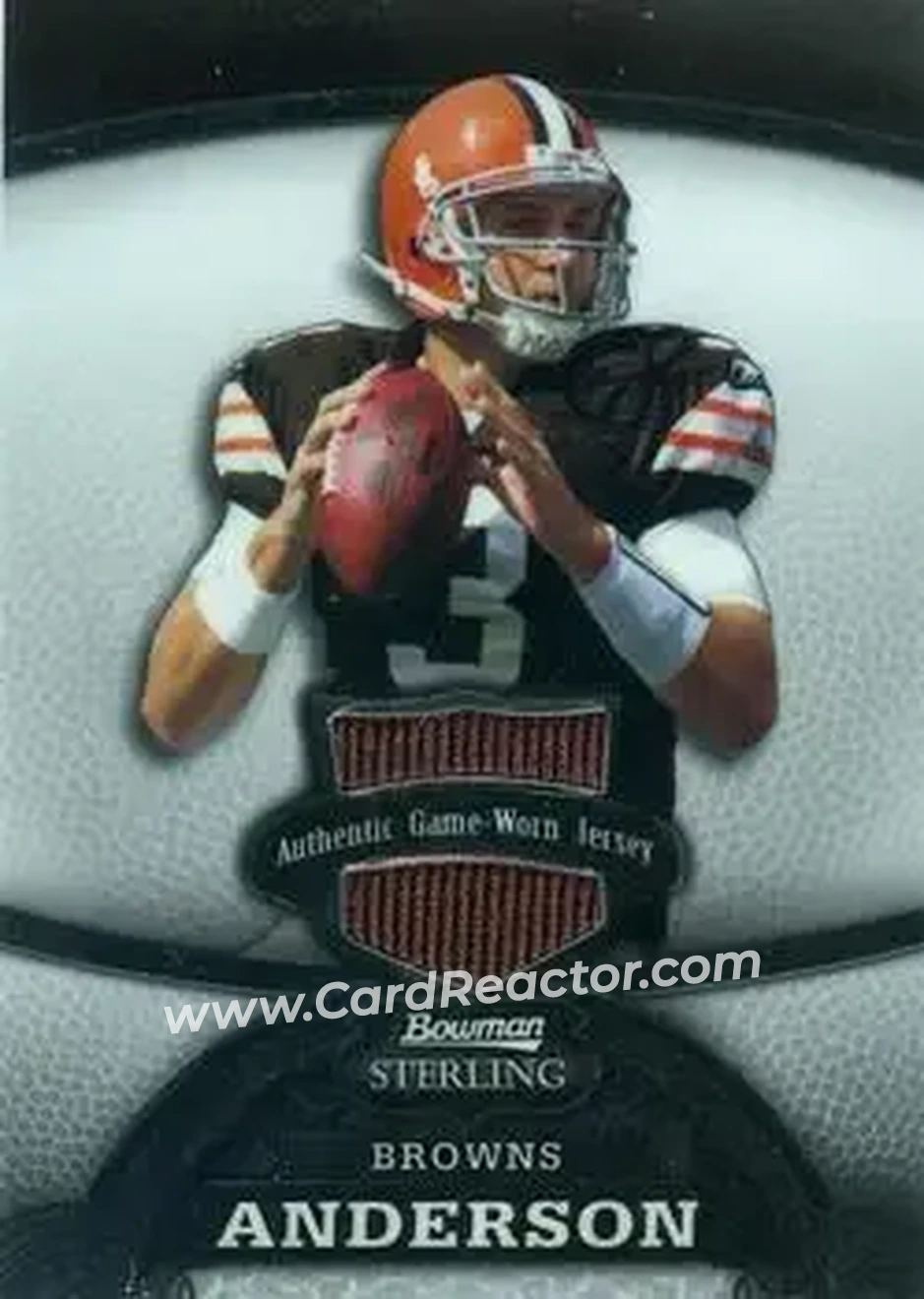 2008 Bowman Sterling #81 - Derek Anderson - Cleveland Browns - Front