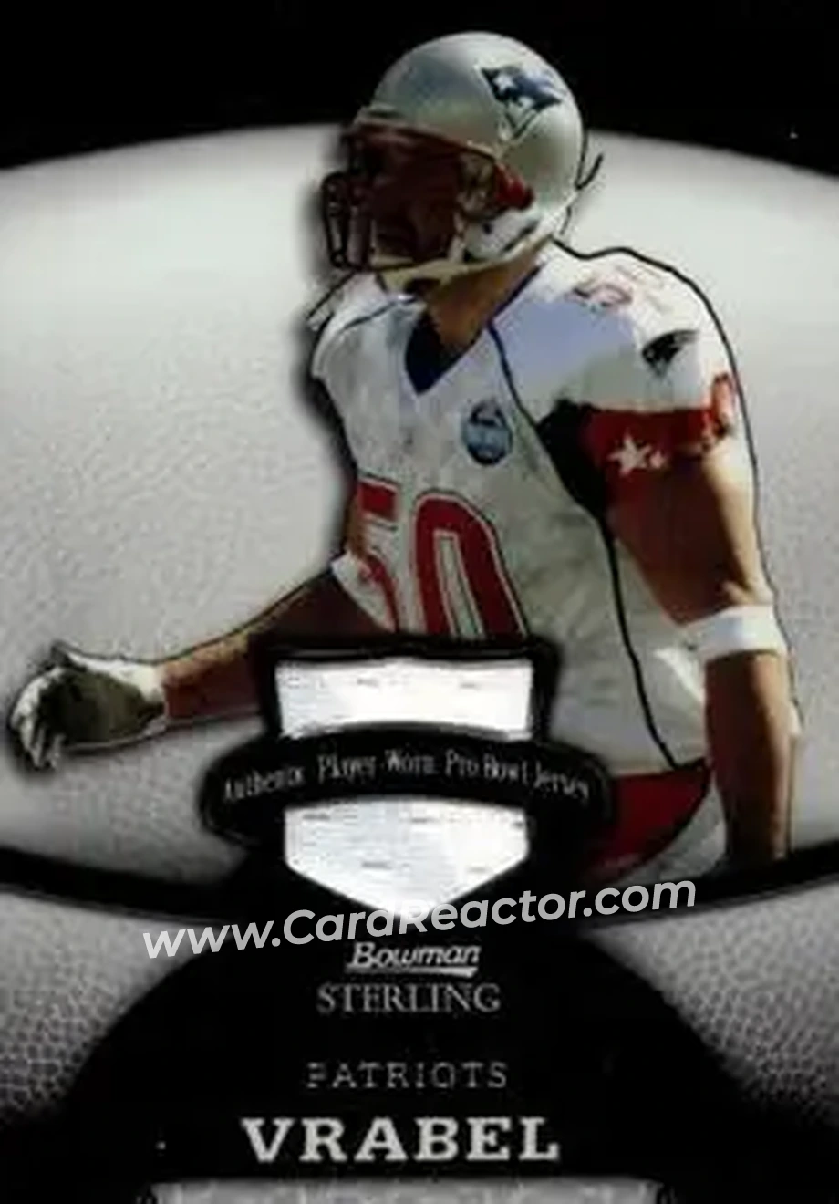2008 Bowman Sterling #93 - Mike Vrabel - New England Patriots - Front