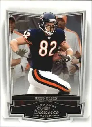 2008 Donruss Classics #18 - Greg Olsen - Chicago Bears