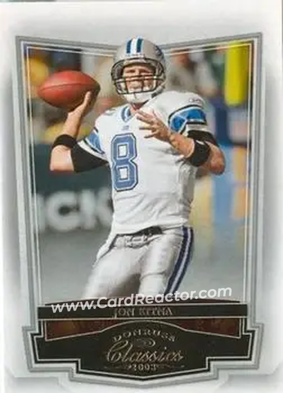 2008 Donruss Classics #33 - Jon Kitna - Detroit Lions - Front