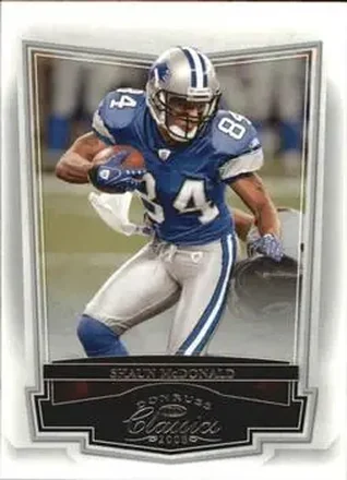 2008 Donruss Classics #35 - Shaun McDonald - Detroit Lions